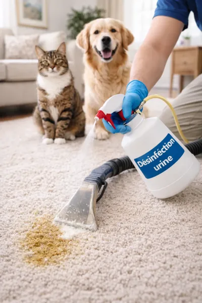 Désinfection & Urine d'animaux