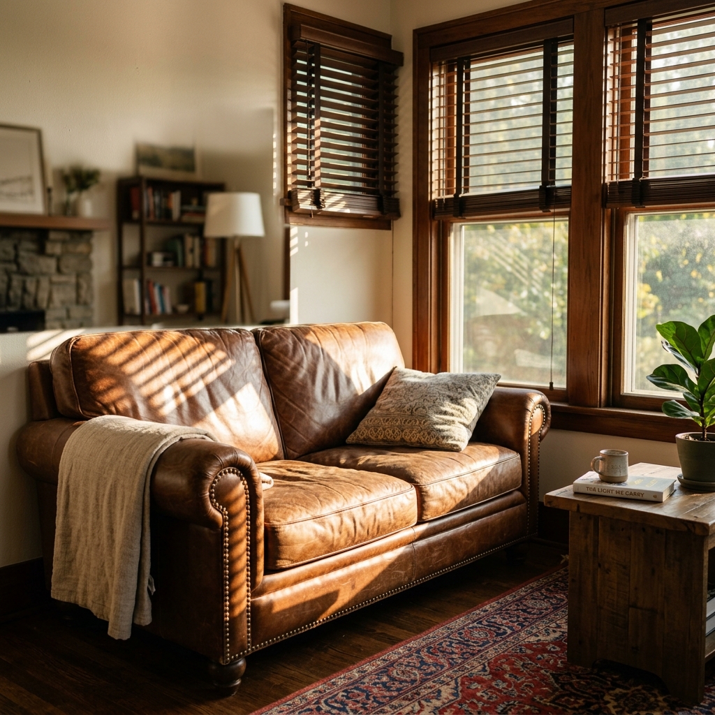 Protection des meubles en cuir contre les rayons UV